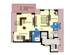 Wohnung 8 - Neubau 3-Zimmer-Wohnung mit Dachterrasse
