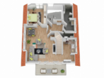 DG - Hinterhausbebauung- Helle Maisonettewohnung.
