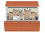 DG - Hinterhausbebauung- Helle Maisonettewohnung.