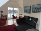 Wohn-/Schlafzimmer - Helle 2-Zimmer Dachgeschosswohnung mit Balkon in MS-Geist zu vermieten!