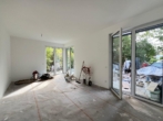 Wohnzimmer - 3 Zi. + 2 Terrassen nach Osten und Westen.